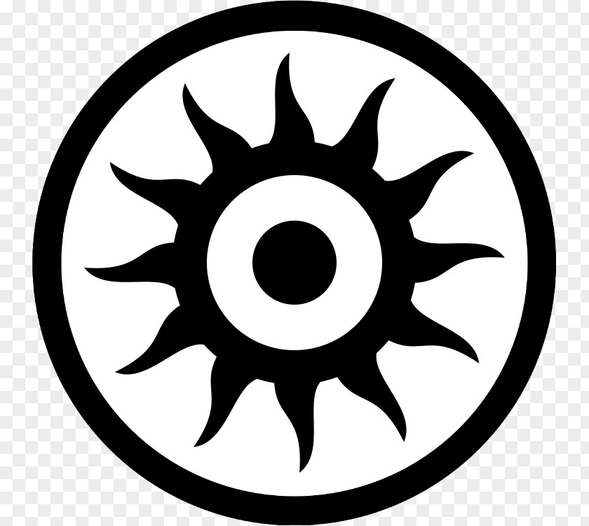 Symbol Black Sun Pentacle Clip Art PNG