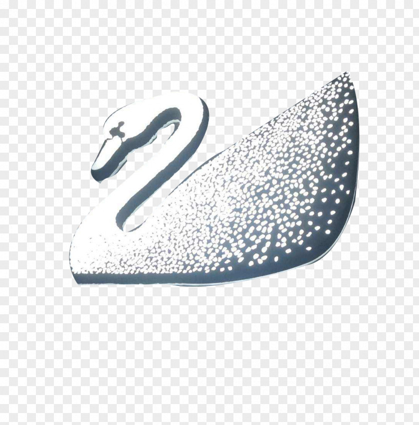 White Swan Sandal Brand Shoe Pattern PNG