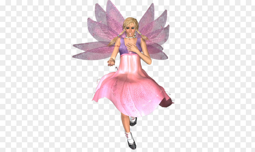 Barbie Fairy Costume Design PNG