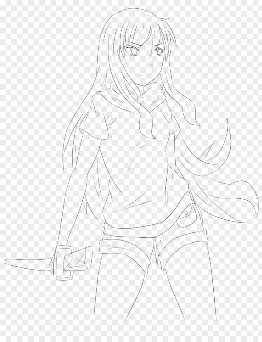 Drawing Monochrome Line Art Sketch PNG