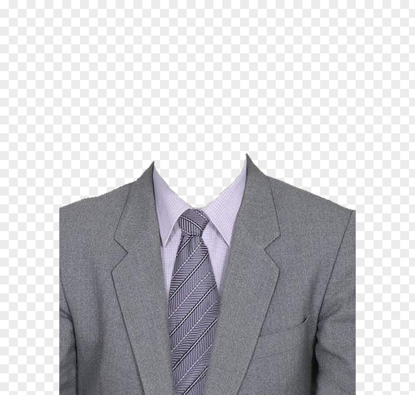 Gray Suit And Tie Clothing PNG