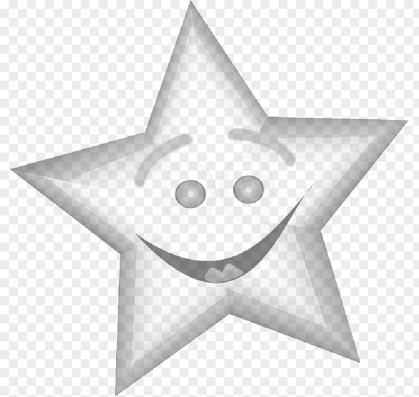 Happy Star Vector Graphics Smile Clip Art Image PNG
