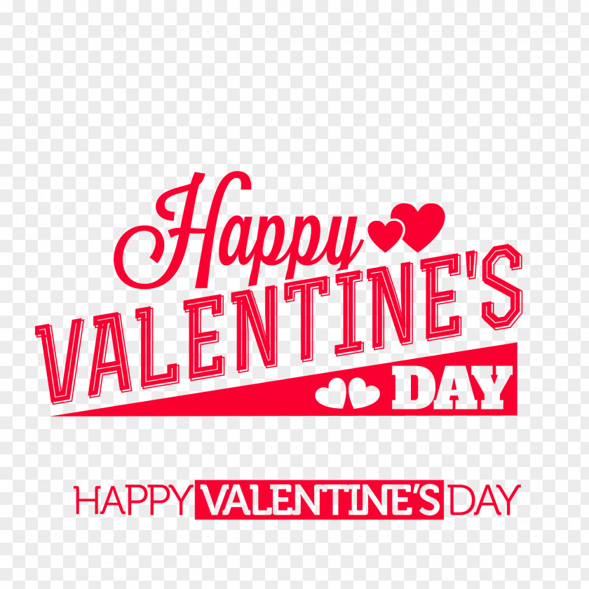 Happy Valentine's Day Typeface Font PNG