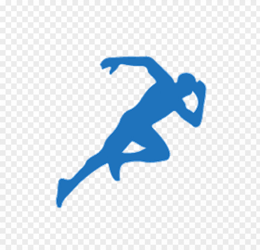 Silhouette Track & Field Sprint Running Athlete Clip Art PNG