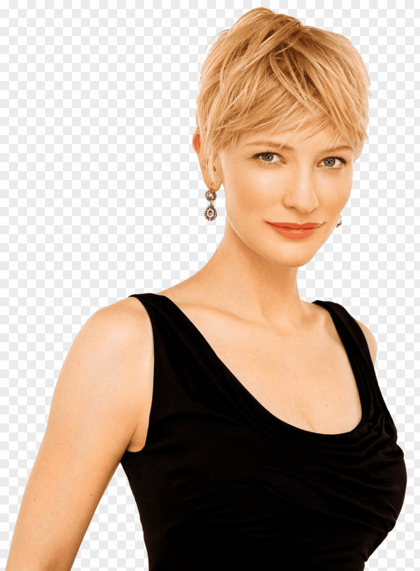 Actor Cate Blanchett Pixie Cut Short Hair Hairstyle PNG