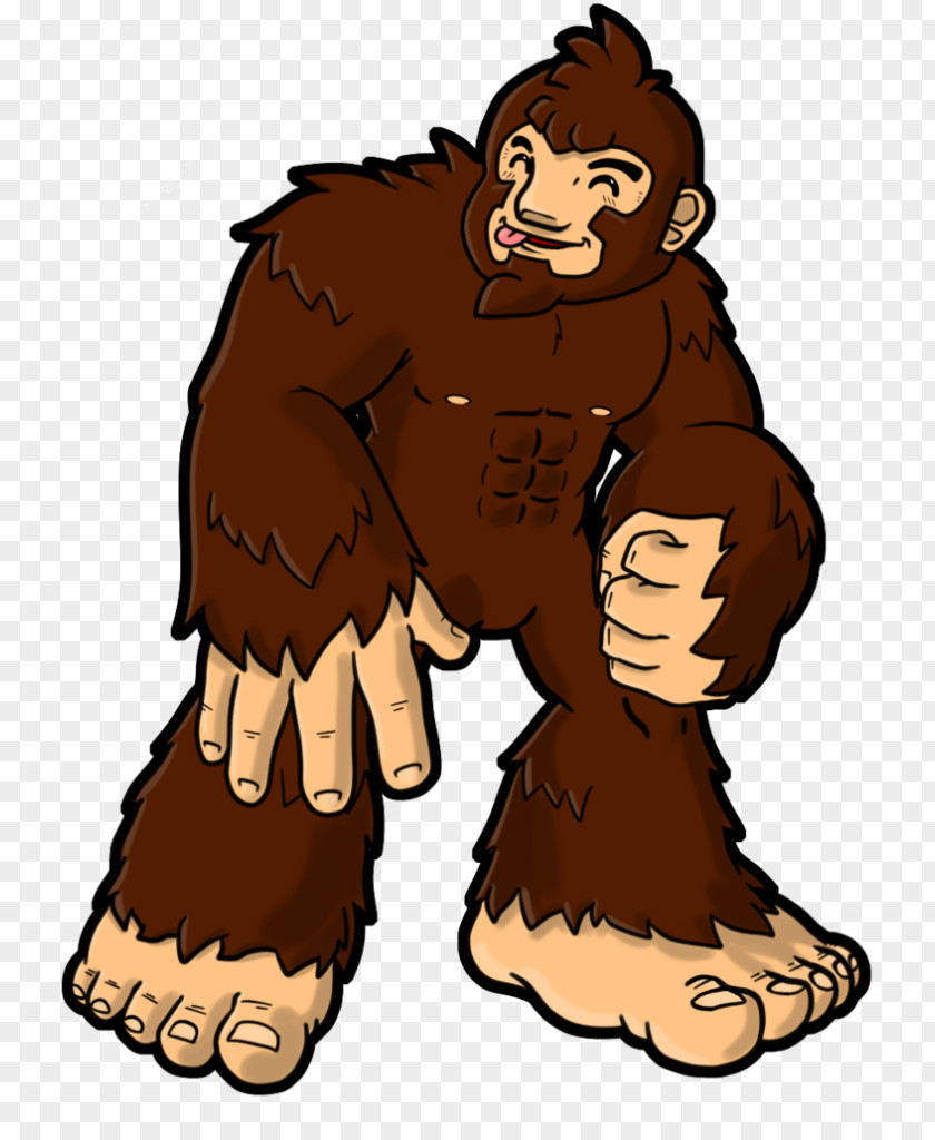Bigfoot Drawing Cartoon Clip Art PNG
