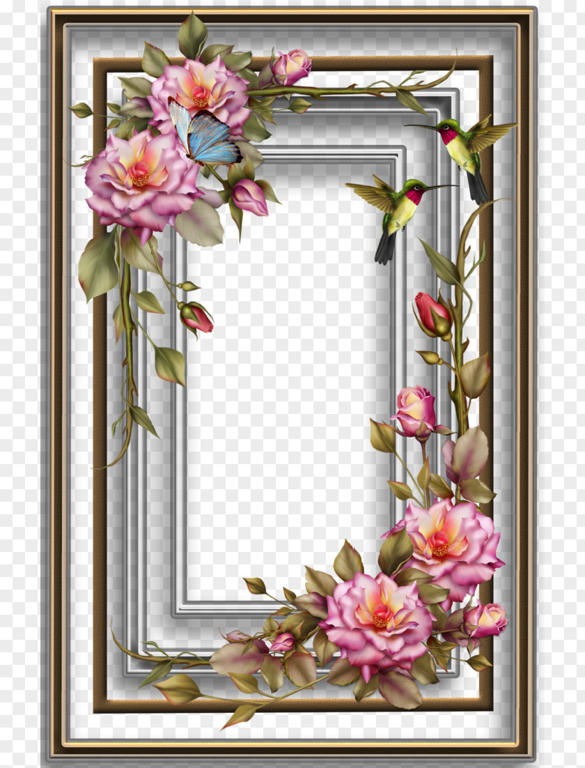 Frame Paper Wedding Invitation Picture Frames Decoupage Flower PNG