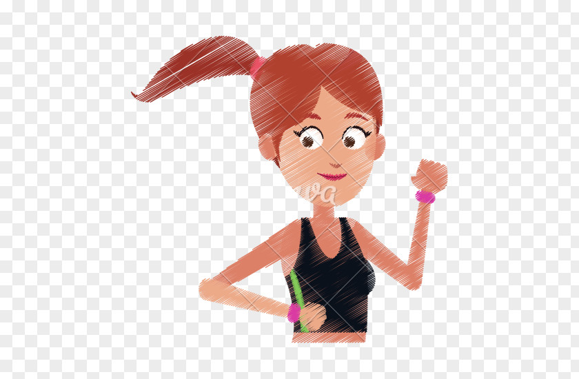 Happy Women Cartoon Running Clip Art PNG