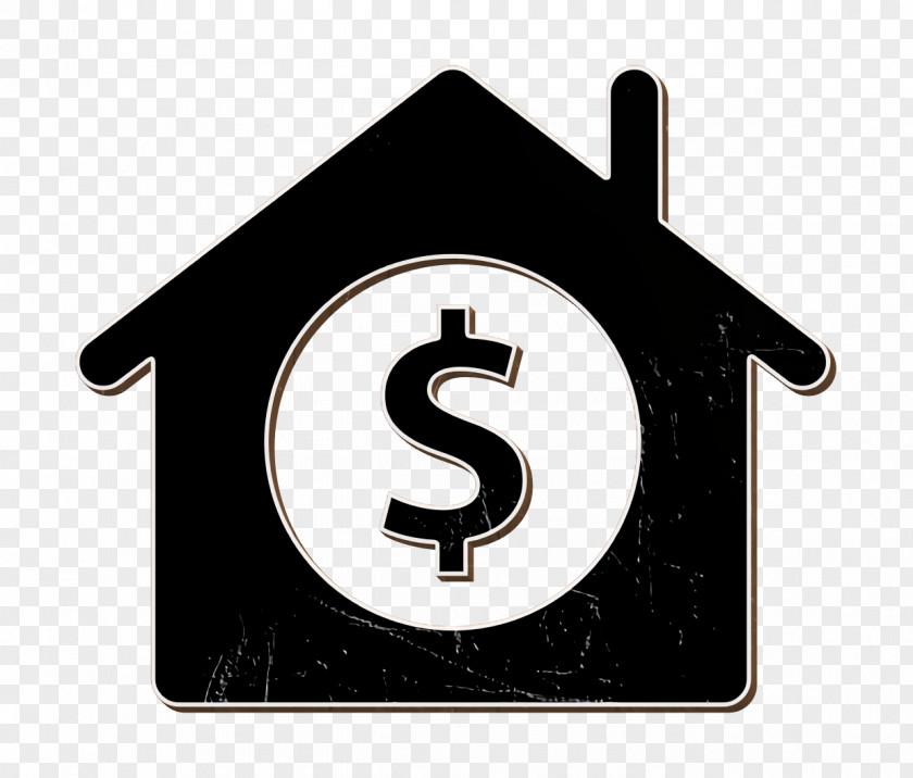 Commerce Icon Dollar House Price Symbol PNG