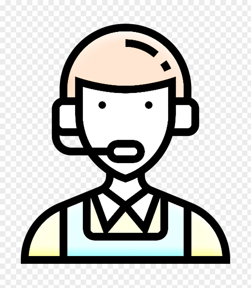 Customer Service Icon Boy Careers Men PNG
