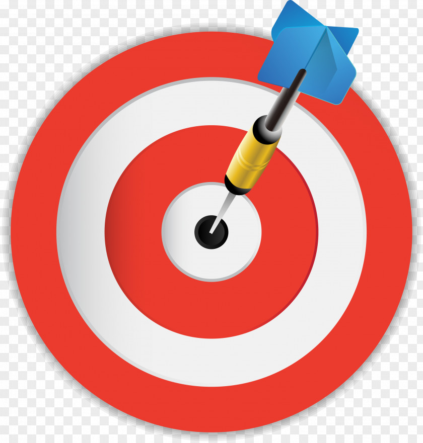 Red Simple Dart Target New York City Darts Infographic PNG