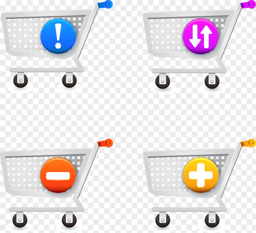 Vector Shopping Cart Online PNG