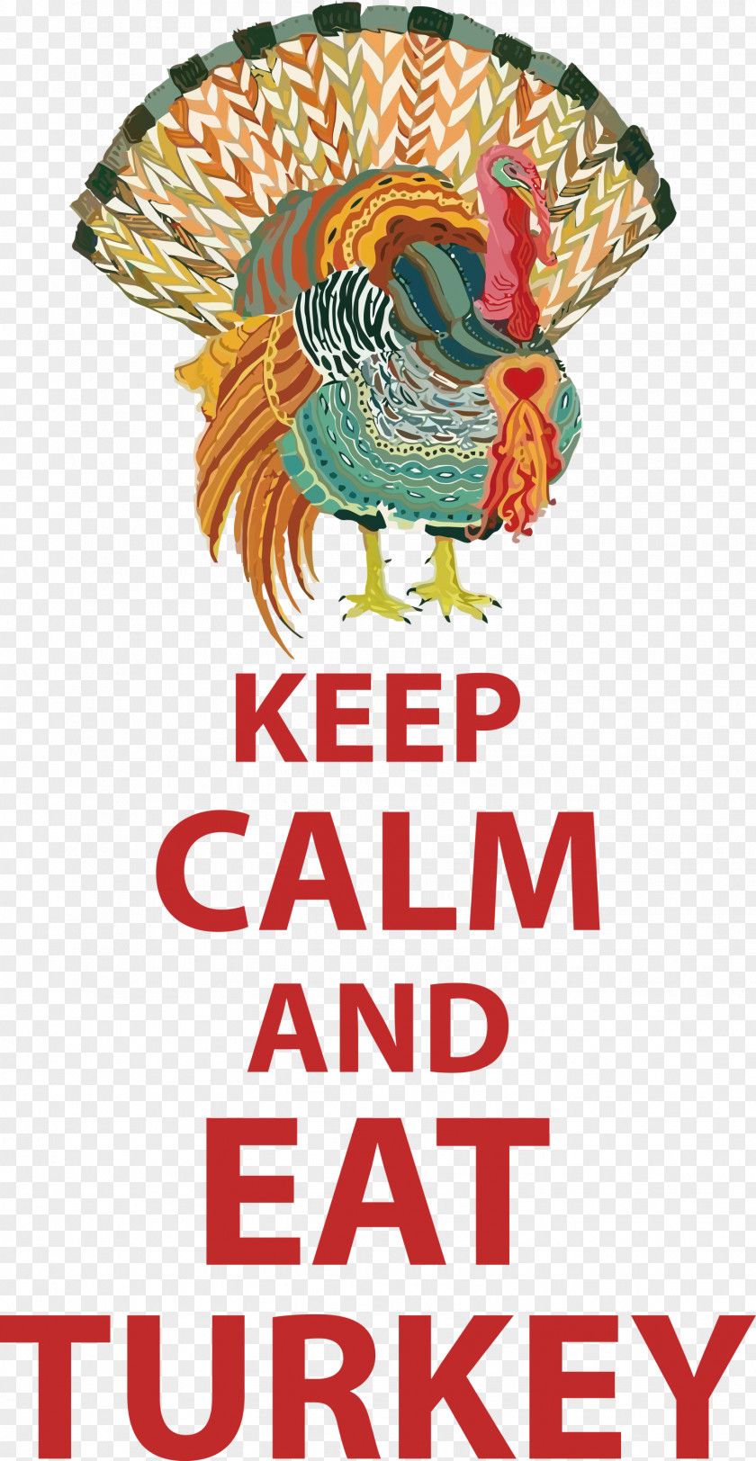 Eat Turkey Keep Calm Thanksgiving PNG