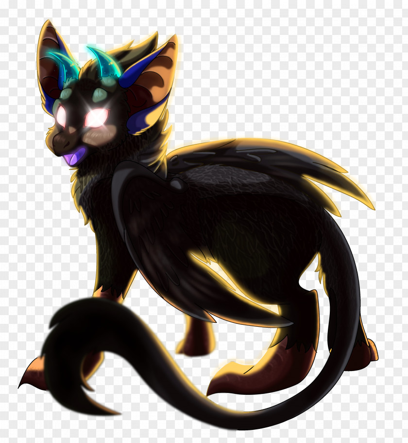 Fierce Expression Black Cat Whiskers Drawing The Last Guardian PNG
