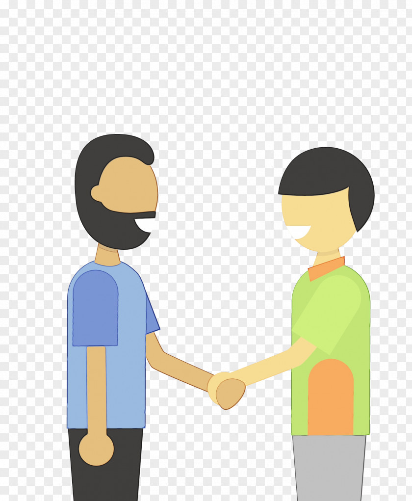 Child Handshake Friendship Cartoon PNG