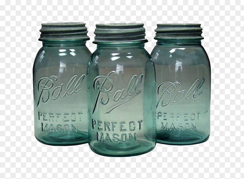 Glass Bottle Mason Jar Water PNG