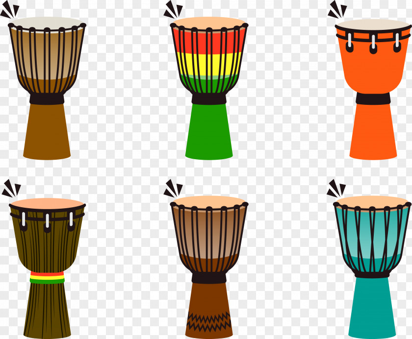 Western Drums Djembe Drum Timbales Musical Instrument PNG
