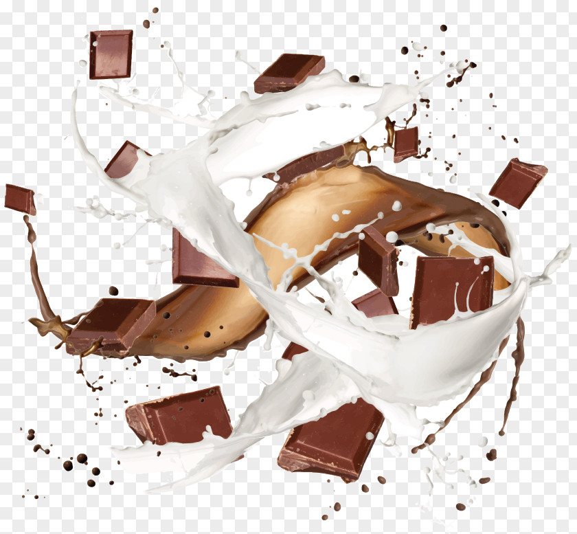 Chocolate Splash Bar Milk Sundae Cake PNG