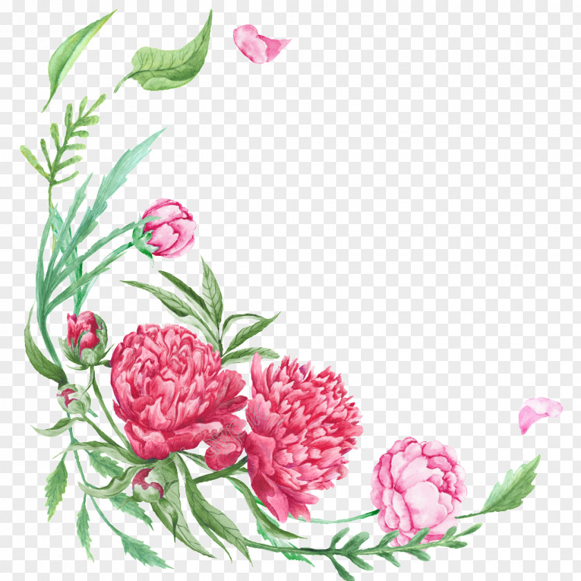 Flower Floral Design Bouquet Peony PNG