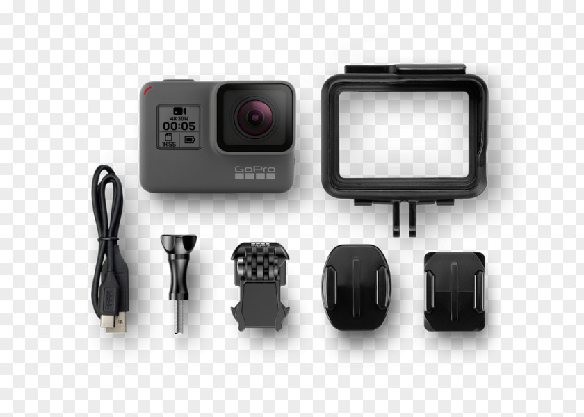 GoPro HERO5 Black 4K Resolution Action Camera PNG