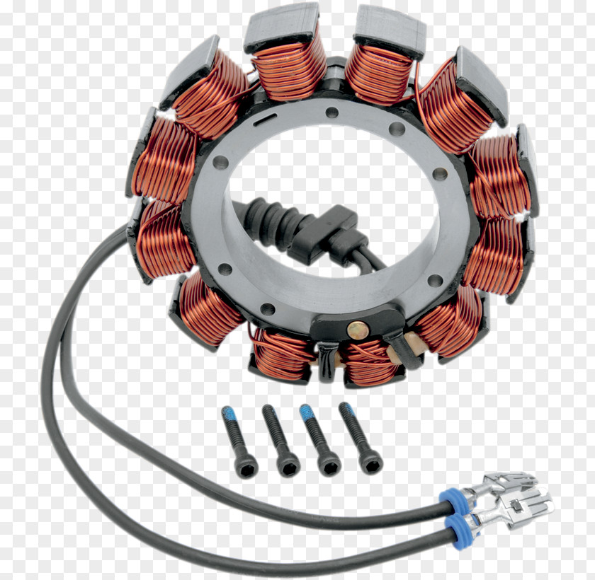 Magneto Stator Alternator Electric Motor Generator PNG
