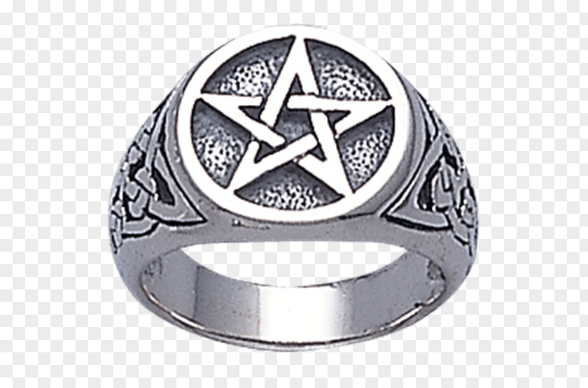 Pentagramm Ring Pentacle Pentagram Wicca Star Of David PNG