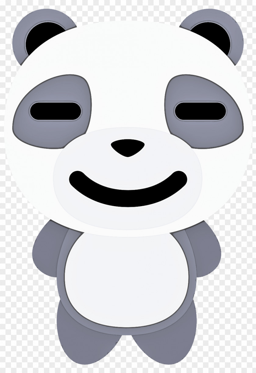 Smile Laughter Emoji Panda Smirk PNG