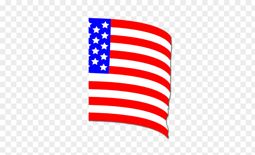 United States Flag Of The Brand Line Font PNG