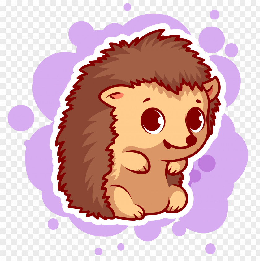 Vector Small Hedgehog Material Cartoon Illustration PNG