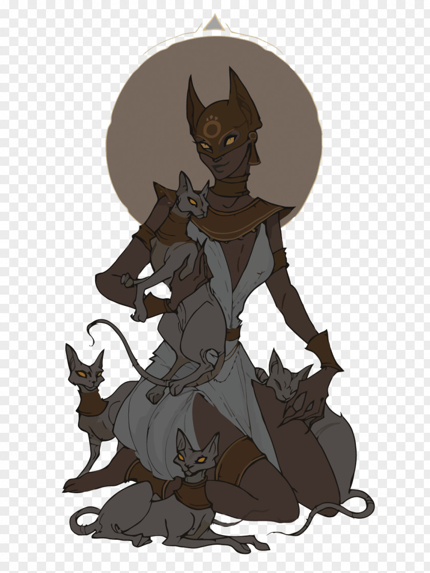 A Vector Of Egypt Ancient Egyptian Deities Bastet Art Goddess PNG