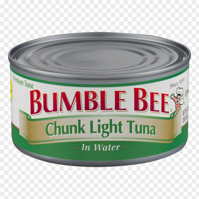 Bumblebee Tuna Bumble Bee Chunk Light Product Can Water PNG