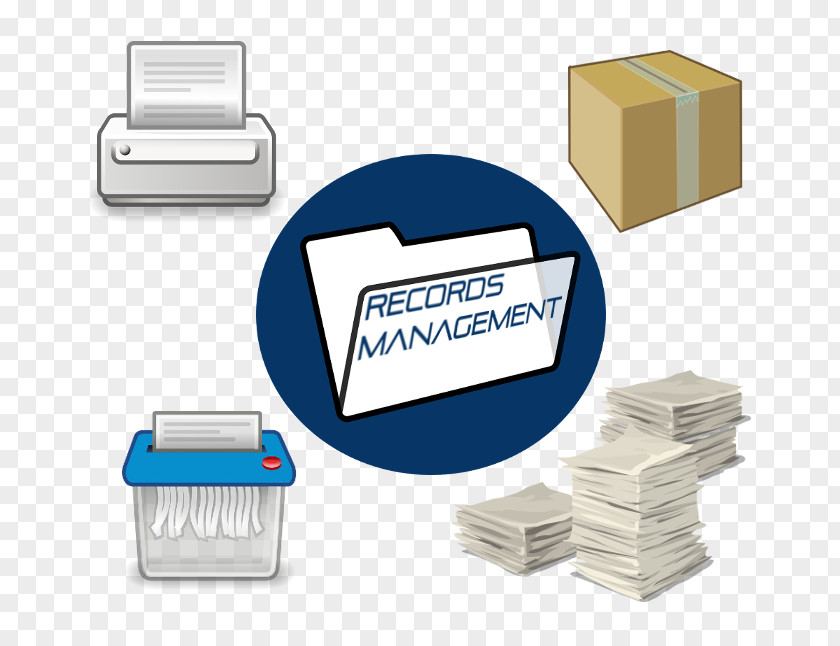 Business Records Management Document PNG