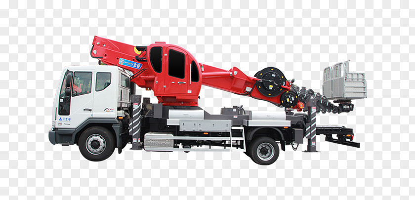 Crane Truck Commercial Vehicle Machine Tow Cargo PNG