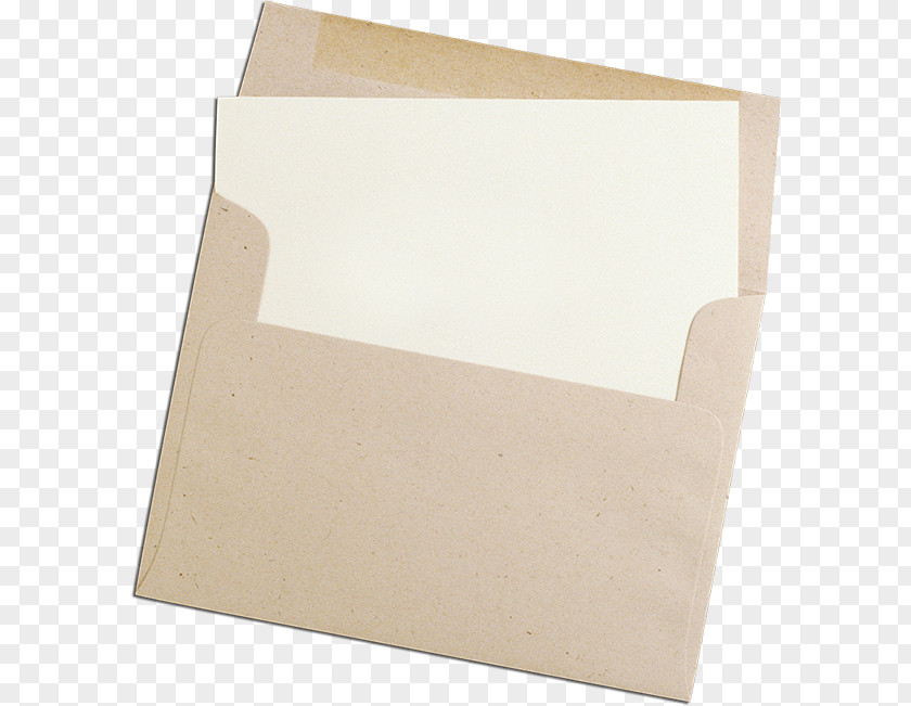 Envelope Paper Material Beige PNG