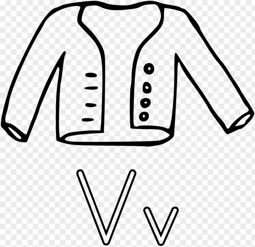 Jacket Coloring Book Gilets V Is For Vest Clip Art PNG
