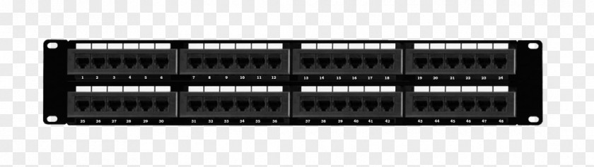 Supermarket Panels Cable Management Category 6 8P8C Patch Twisted Pair PNG