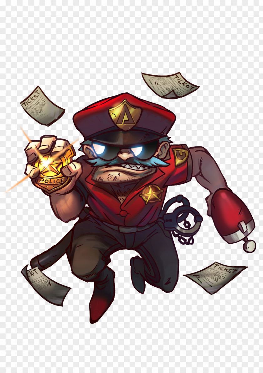 Cop Awesomenauts Ronimo Games Police Character PNG