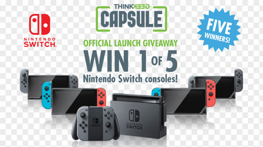Enter To Win Output Device Nintendo Switch Communication Product Design PNG