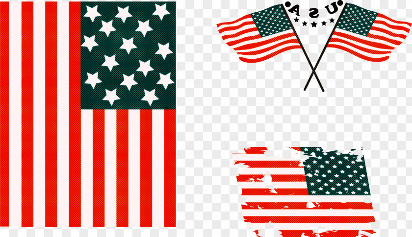Flag Of The United States Pattern Font Line PNG