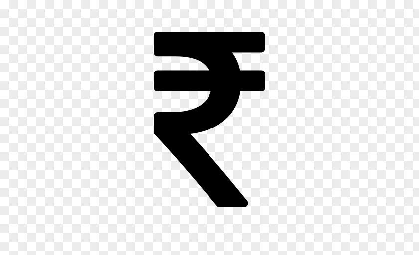 Rupee Indian Sign Currency Symbol Icon Design PNG
