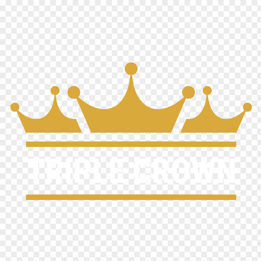 Triple Crown Design Wall Decal Sticker Room Headboard PNG