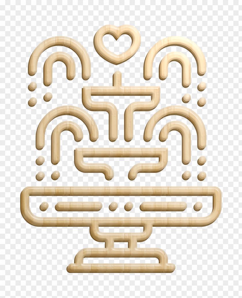 Wedding Icon Fountain PNG