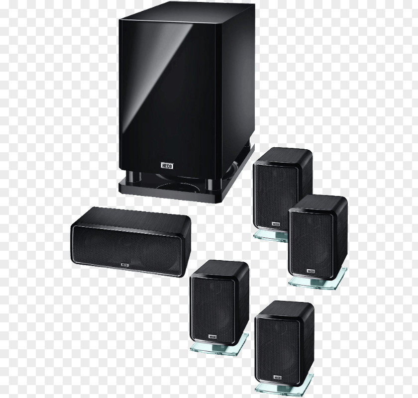 Hi-fi 5.1 Surround Sound Home Theater Systems Loudspeaker Heco Ambient 5.1A PNG