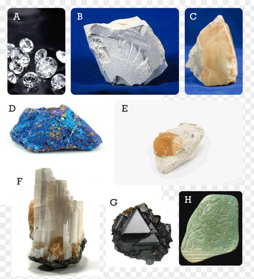 Highly Non-metallic Raw Minerals Crystal Quartz PNG