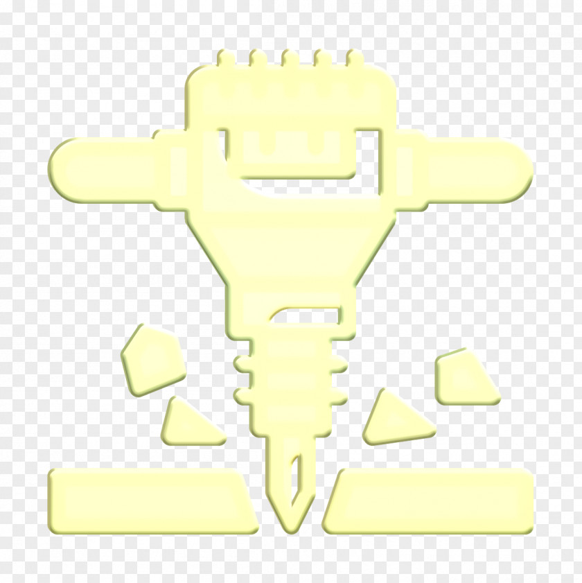 Labor Icon Jackhammer Construction And Tools PNG