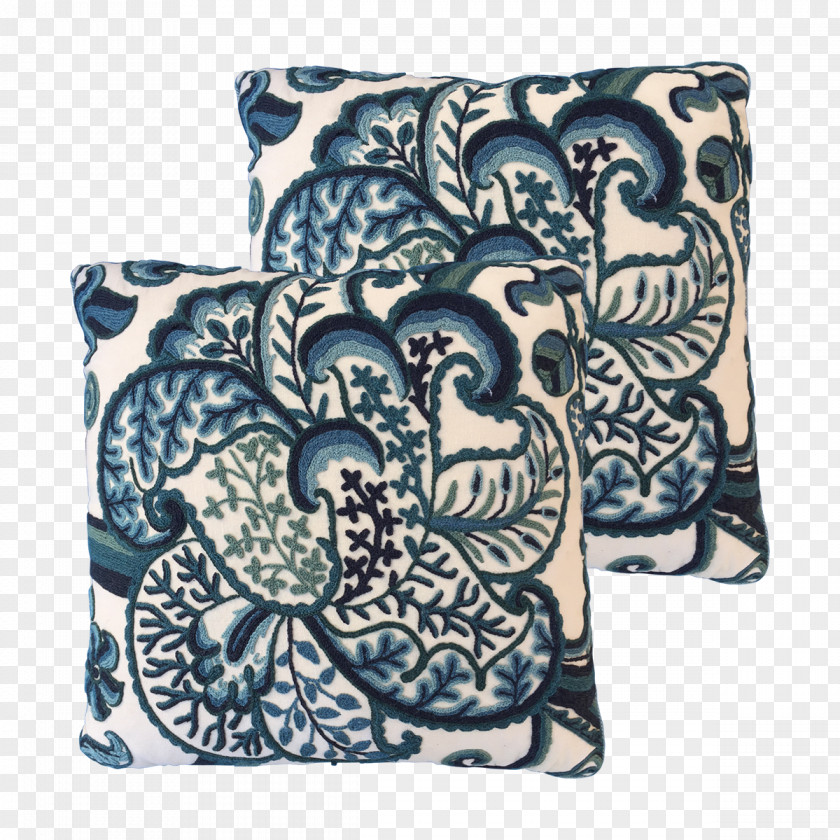 Pillow Throw Pillows Cushion Visual Arts Cobalt Blue PNG