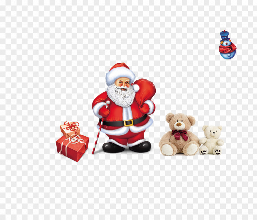 Santa Claus Christmas Card Icon PNG