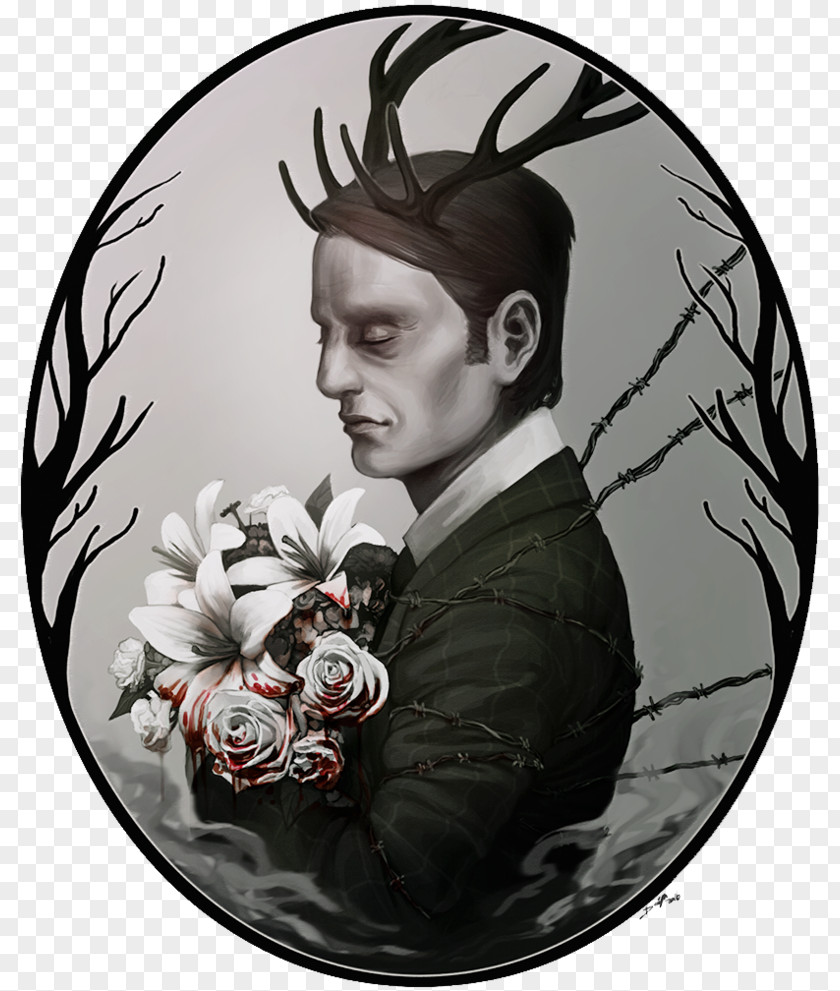 Painting Hannibal Lecter Will Graham Illustration Drawing PNG