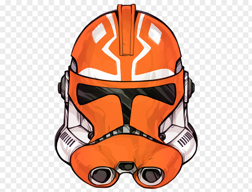 Ski Helmet Batting Orange PNG