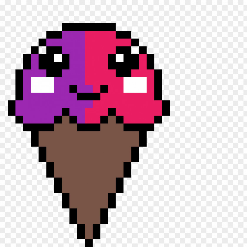 Ice Cream Cones Pixel Art Bead PNG